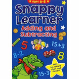 Alligator Snappy Learner (6–8) Add & Subtract Workbook | Visual Aids, Stickers