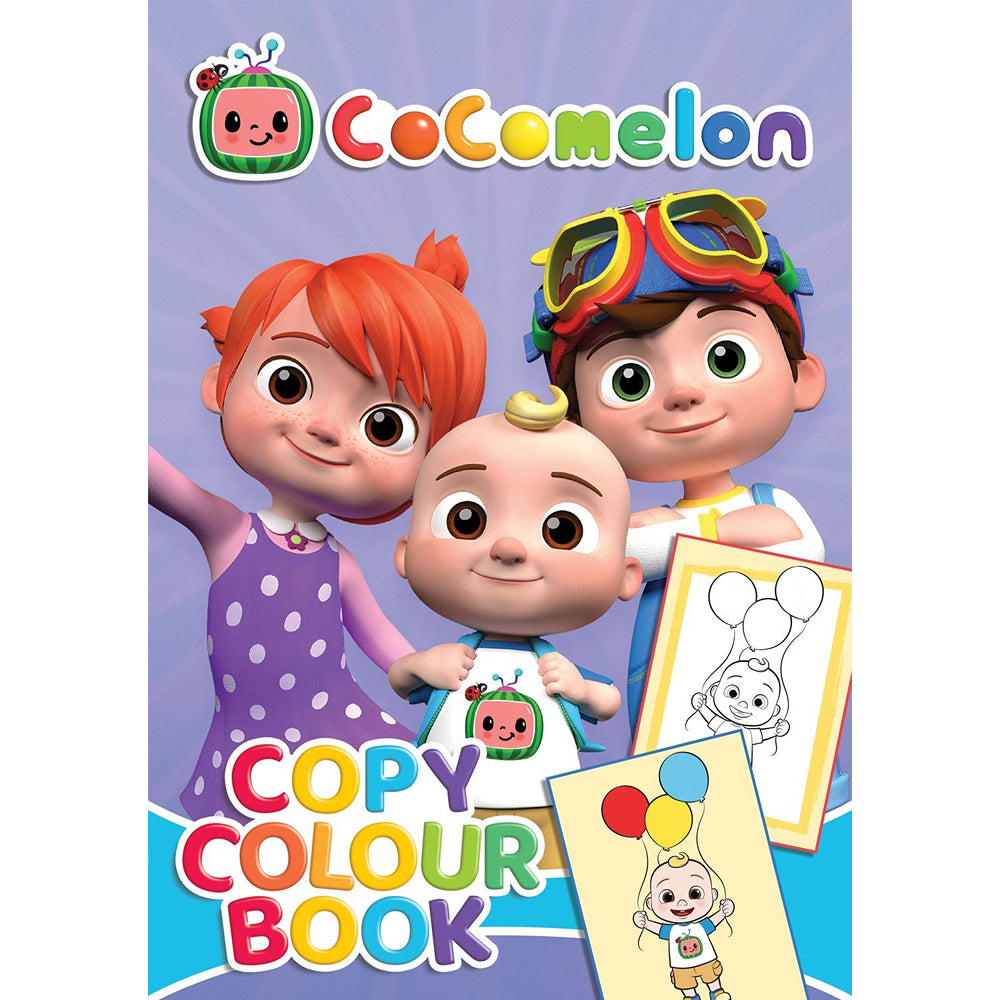 Cocomelon Copy Colour Colouring Book | Copy-and-Colour Pages