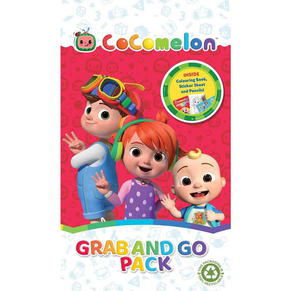 Cocomelon Grab and Go Pack | Cocomelon-Themed, Portable Pack