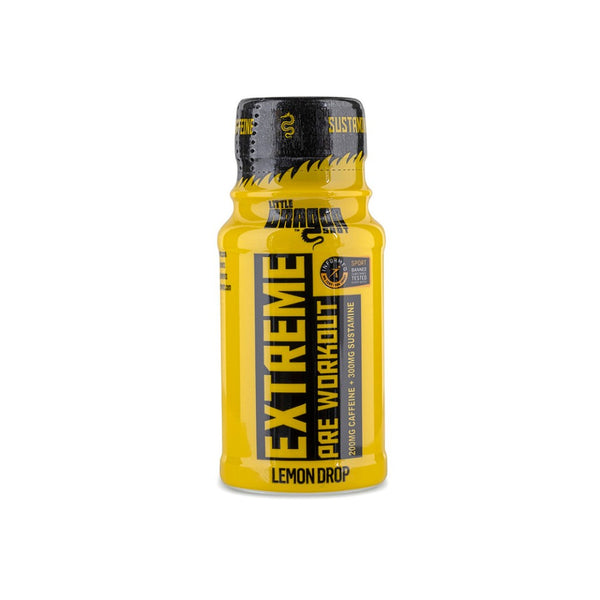 Little Dragon Lemon Drop Pre-Workout Energy Shot | 200 mg Caffeine, 60ml