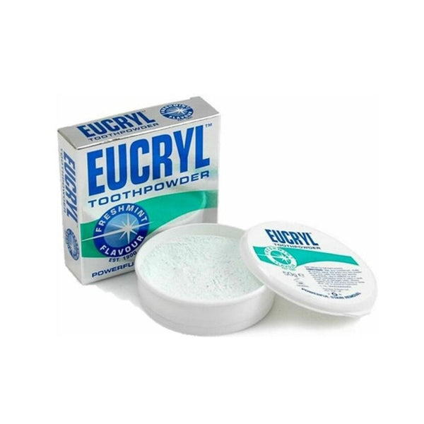 Eucryl Freshmint Stain-Removing Tooth Powder | 50g, Gentle Polishing