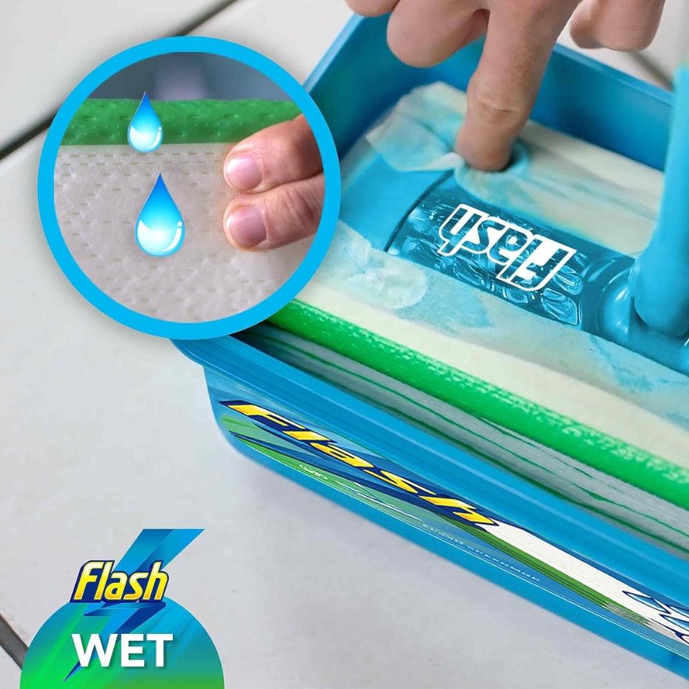 Flash Speed Mop Starter Kit with Wet & Dry Refills | Pack of 8
