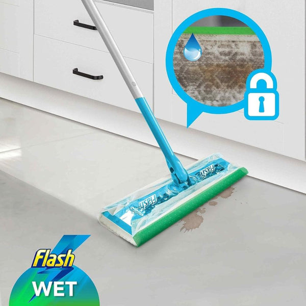 Flash Speed Mop Starter Kit with Wet & Dry Refills | Pack of 8