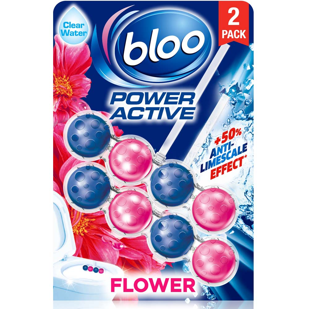 Bloo Power Active Flowers Block | 2 x 50g