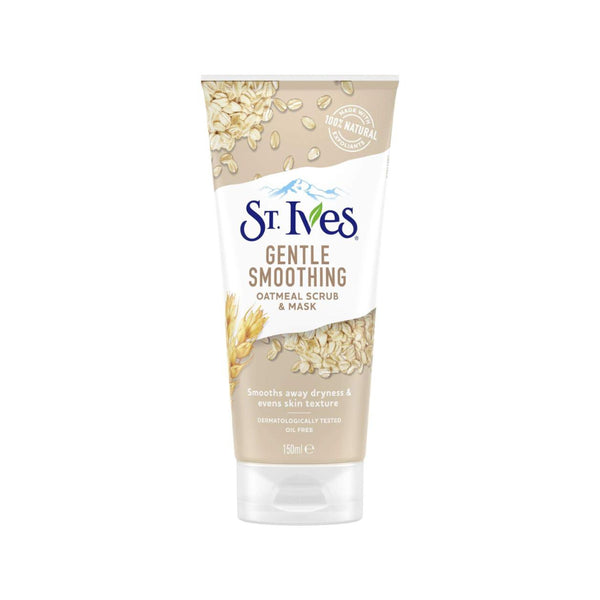 St Ives Oatmeal Exfoliating Facial Scrub & Mask | 150 ml, Oil-Free
