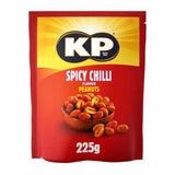 KP Spicy Chilli Roasted Peanuts Snack - 225g Resealable-Style Pouch