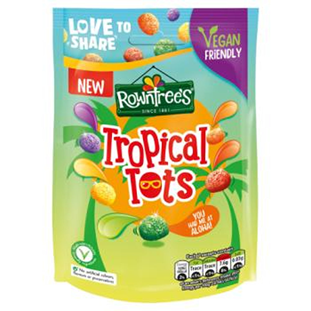 Rowntrees Jelly Tots Tropical Sweets | 140g