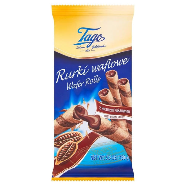 Tago Cacao Wafer Rolls | 150g