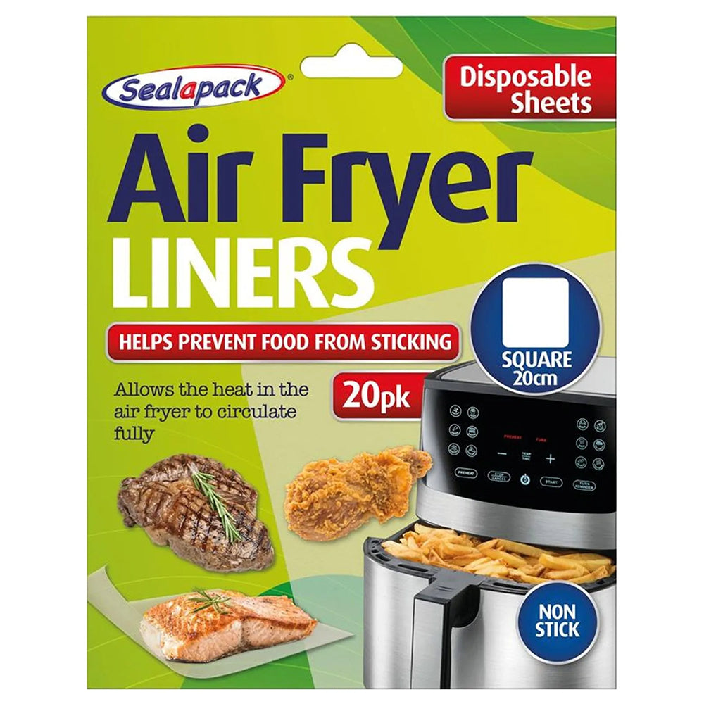 Sealapack Disposable Air Fryer Liners Square | 20 cm | Pack of 20