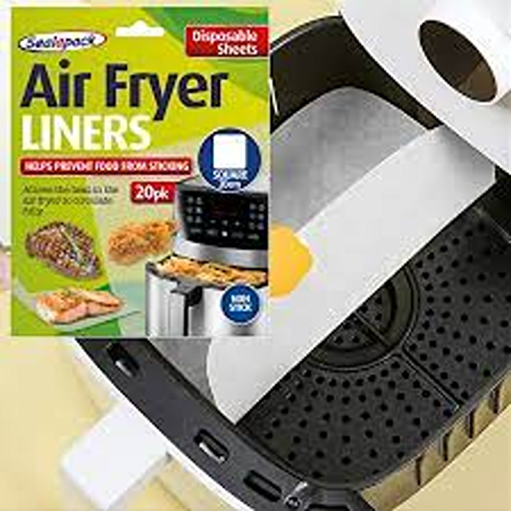 Sealapack Disposable Air Fryer Liners Square | 20 cm | Pack of 20