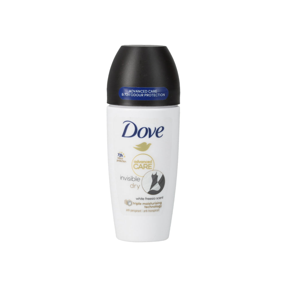 Dove Invisible Dry Anti-Perspirant Roll-On | 72h Odour Protection, Freesia Scent