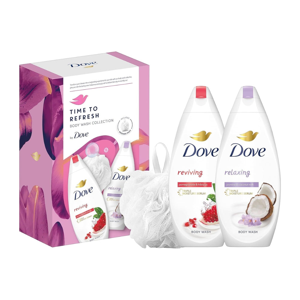 dove time to refresh body wash collection gift set