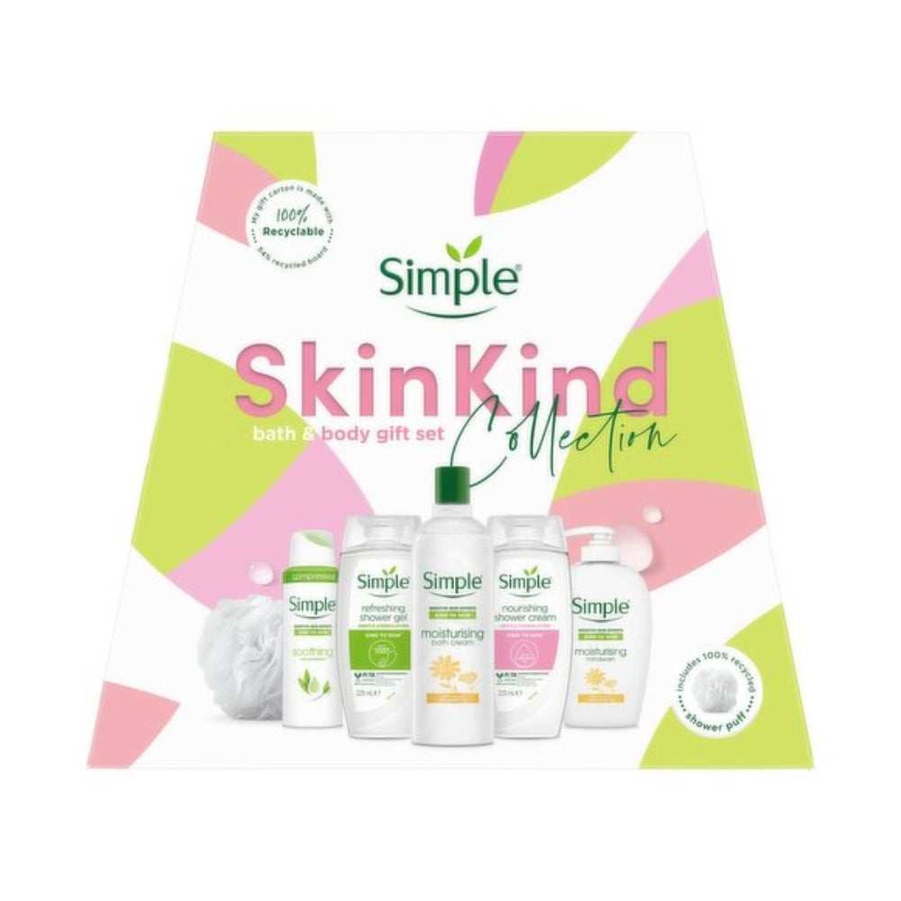 simple skin kind bath & body gift set