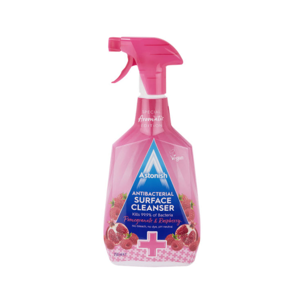 Astonish Raspberry Trigger Spray Antibacterial Cleaner | 750ml