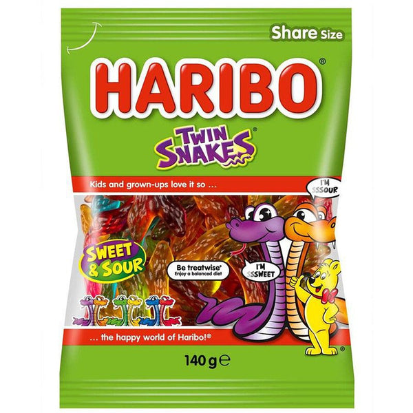 Haribo Twin Snakes | 140g