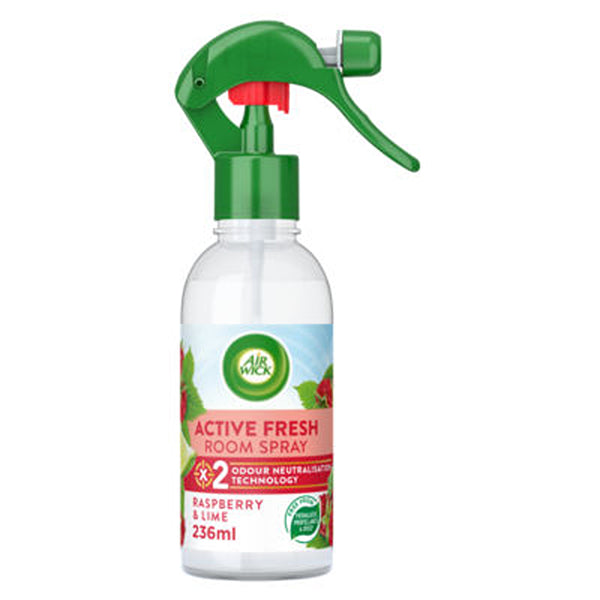 Airwick Active Fresh Room Spray | Raspberry & Lime | 237ml