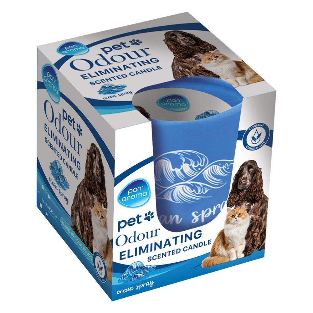 Pan Aroma Pet Odour Eliminating Candle Ocean Spray | 120g
