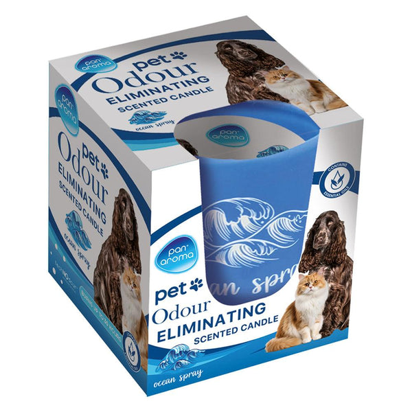 Pan Aroma Pet Odour Eliminating Candle Ocean Spray | 120g