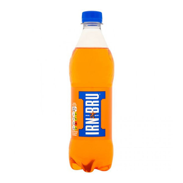 Irn Bru Vibrant Orange Fizzy Soft Drink Bottle - 500ml, Resealable Cap