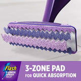 Flash Power Spray Mop Floor Cleaner All in One Starter Kit | 1 Washable Pad & 2 Disposable Pads