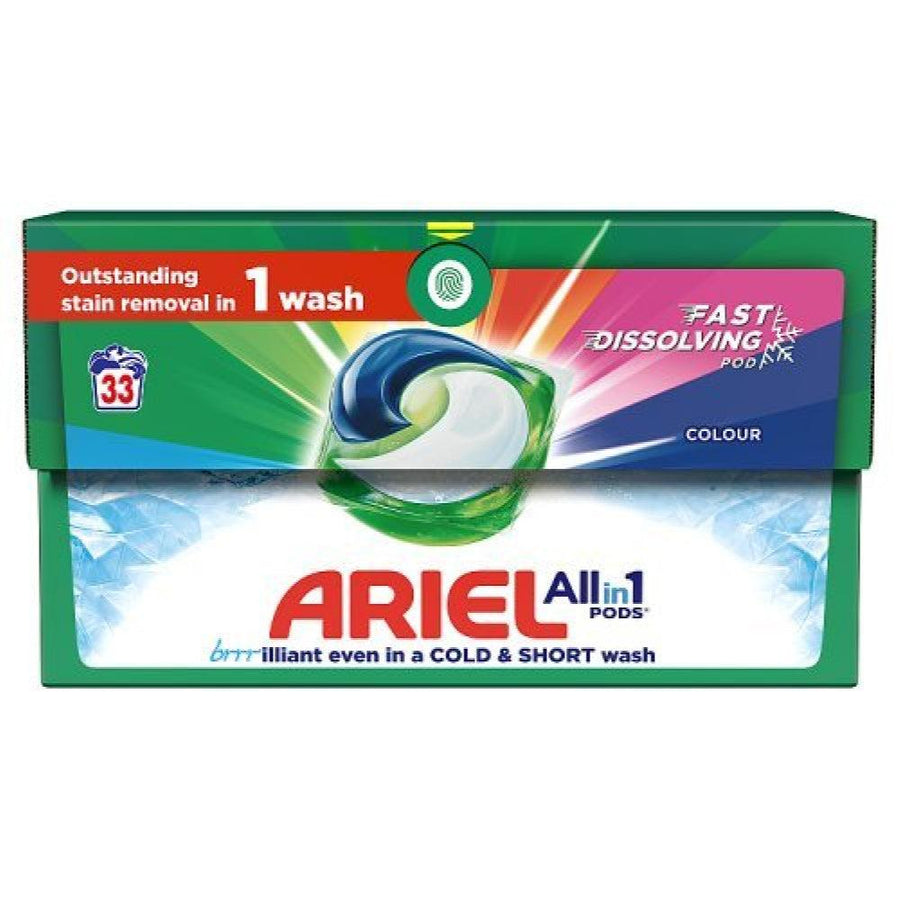 Ariel Colour All-in-1 Laundry Pods - 33 Washes