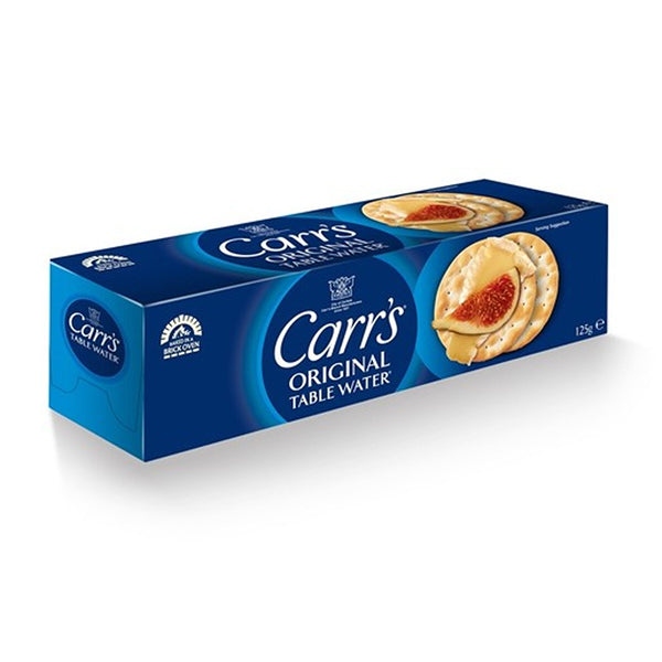 Carr's Table Water Biscuits | Classic Flavour | 125g