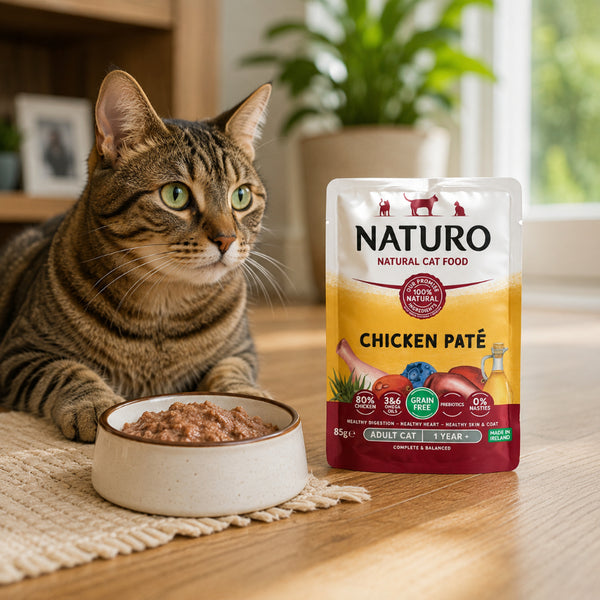 Naturo Chicken Pate Wet Cat Food Pouch - 85g