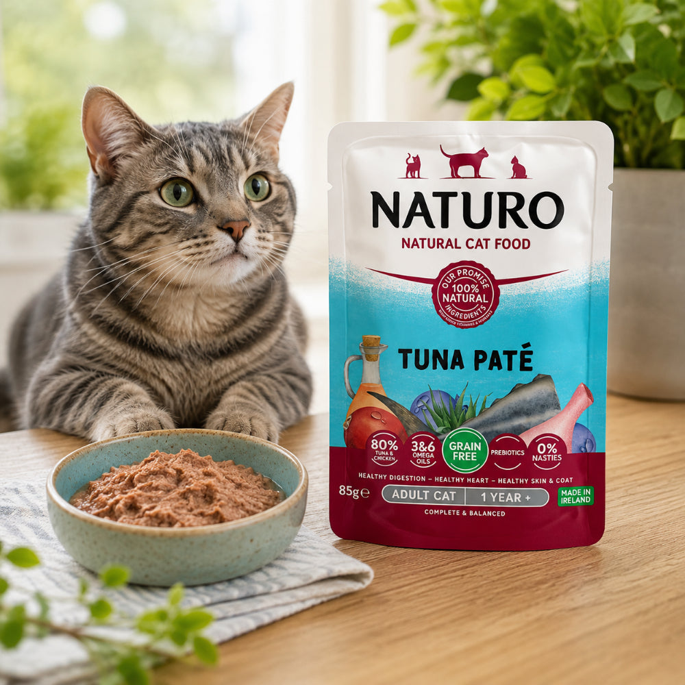 Naturo Tuna Pate Wet Cat Food Pouch - 85g