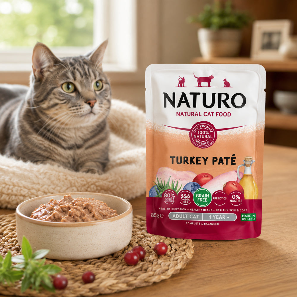 Naturo Turkey Pate Cat Food Pouch - 85g