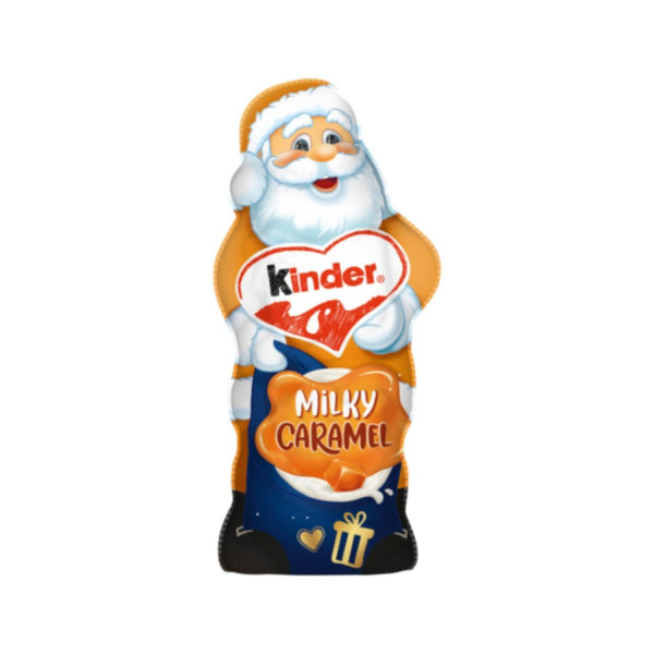 Kinder Santa Milky Caramel Chocolate Figure | 110g, Single-Serve