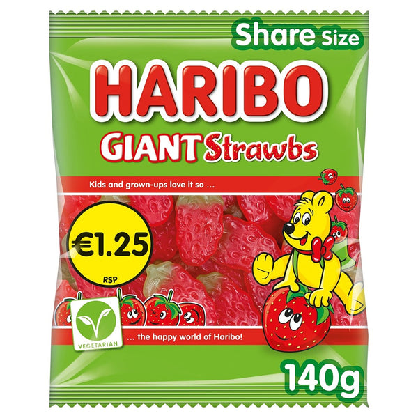 Haribo Giant Strawbs | 140g