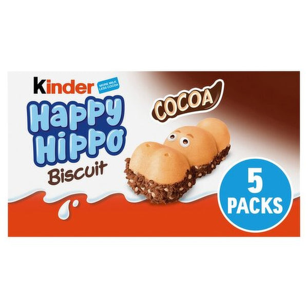 Kinder Happy Hippo Cocoa Biscuits | 5 Pack