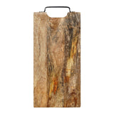 Mango Wood Serving Board with Handle | Long Rectangular, Natural Grain
