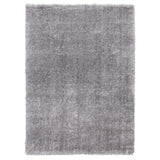 Plush Polypropylene Grey Rug