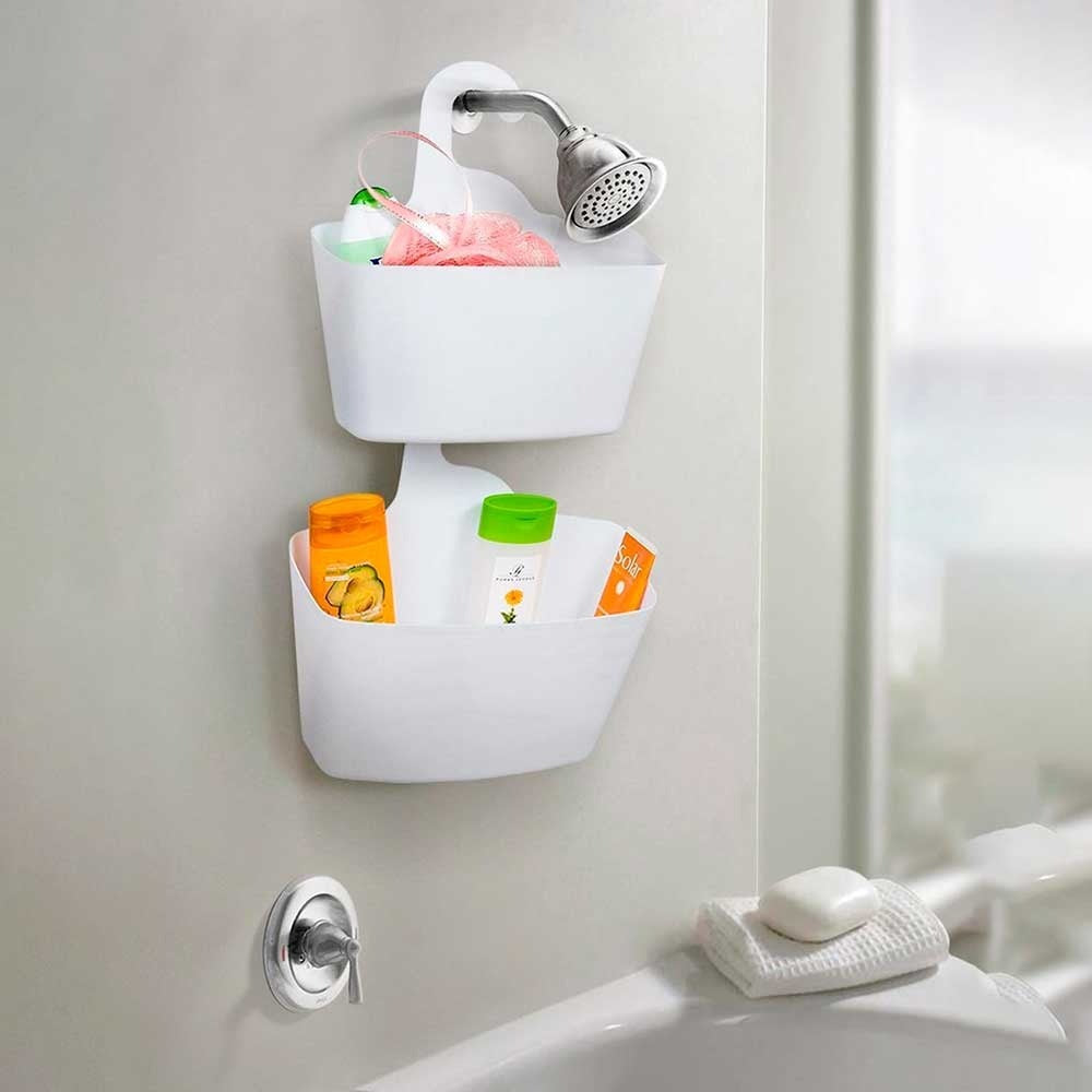Single Basket Shower Caddy Organiser | Single Tier, Bathroom Use