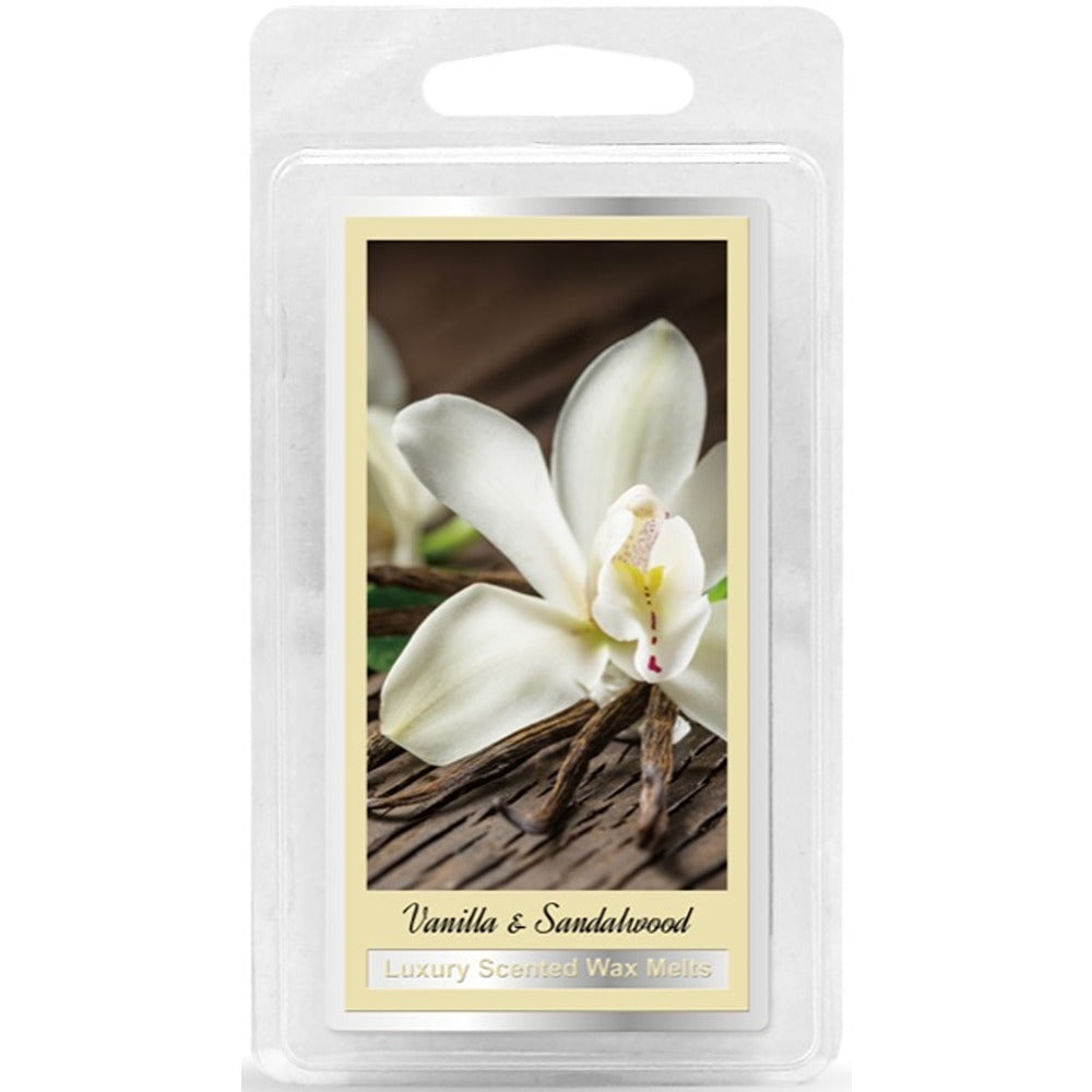 Baltus Vanilla and Sandalwood Scented Wax Melts | Pack of 8 Pieces
