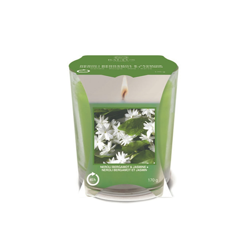 Baltus Neroli, Bergamot and Jasmine Scented Jar Candle | 170g, 45 Hours