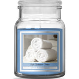 Baltus Soft Cashmere Cotton Scented Jar Candle | Glass Lid, 95 x 130mm