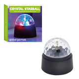 Global Gizmos Crystal Starball Disco Light - 9.5x8.9cm