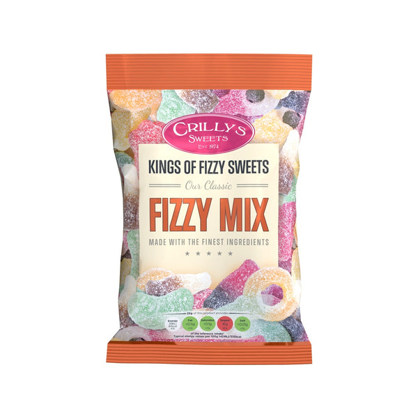 Crilly's Premium Fizzy Mix - Classic Sweets - 150g