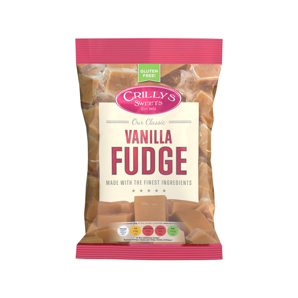 Crilly's Vanilla Fudge Sweets - 160g