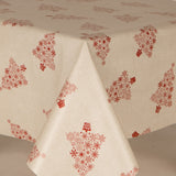 Prestons Porto Xmas Tree Red Tablecloth | 20m