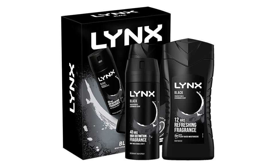 lynx black duo gift set for men