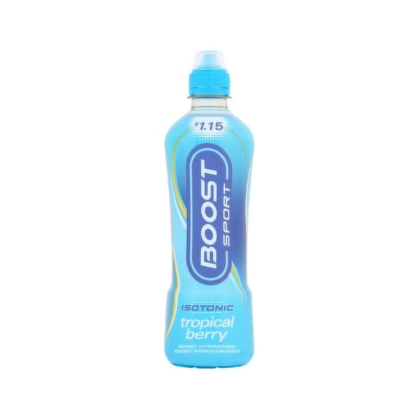 Boost Sport Tropical Berry Isotonic Drink | 500ml, Sports Cap, Electrolytes