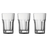 Urban Living Vegas Hiball Clear Glass Set | 36.5cl, 3pk