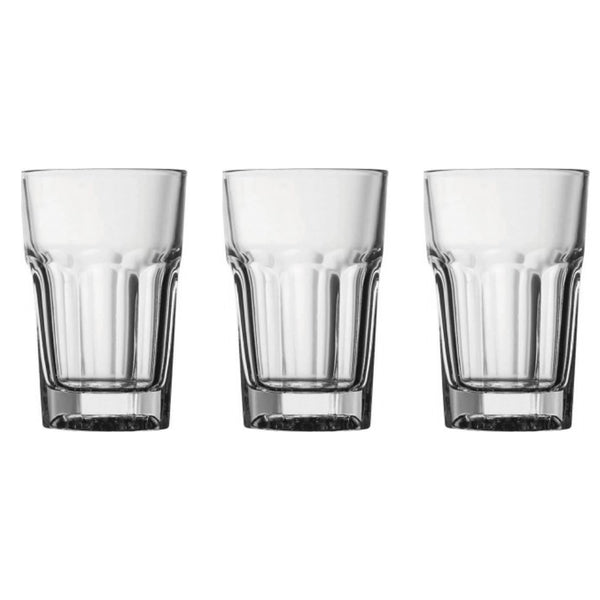 Urban Living Vegas Hiball Clear Glass Set | 36.5cl, 3pk
