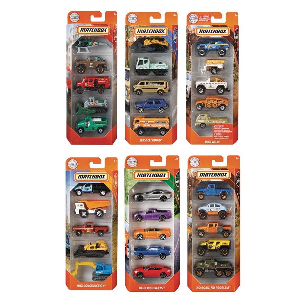 Matchbox Die Cast | Pack of 5 | Assorted Models
