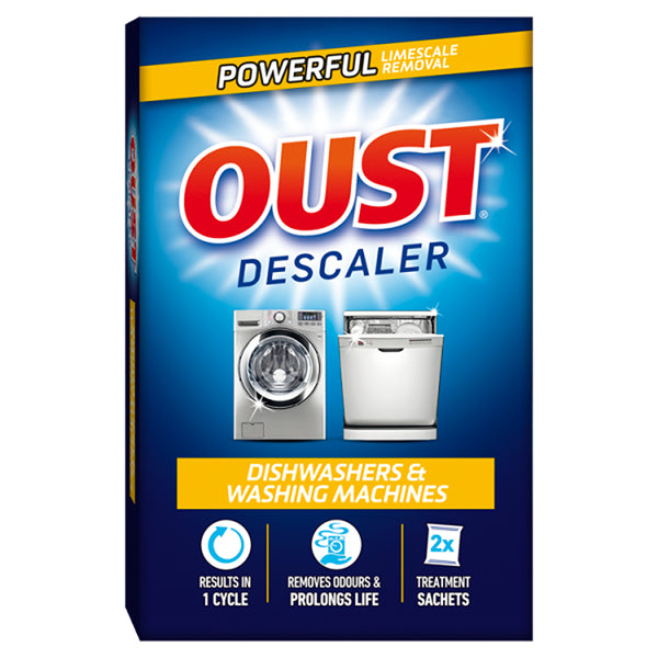 Oust Dishwasher and Washing Machine Descaler | Limescale and Odor Removal