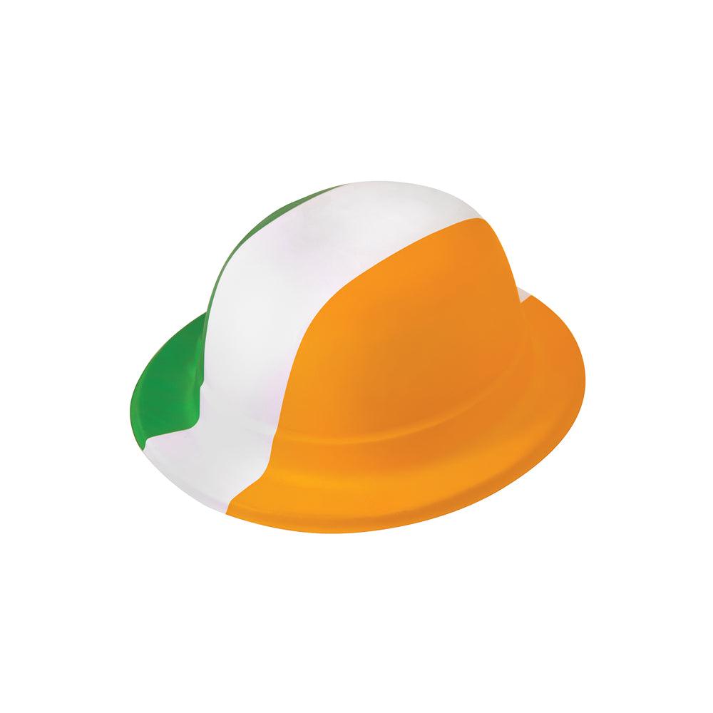 Irish Tri Colour Plastc Bowler Hat | Adult - Choice Stores