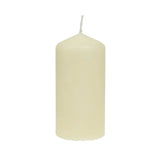 Spaas Classic Ivory Glossy Pillar Candle | 130 Hour Burn Time
